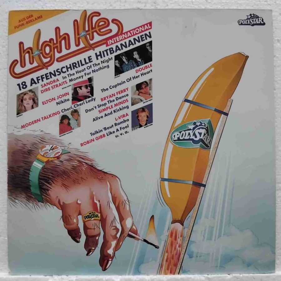 High Life - 18 Affenschrille Hitbananen  - Disc VINIL LP  VG+   819 515