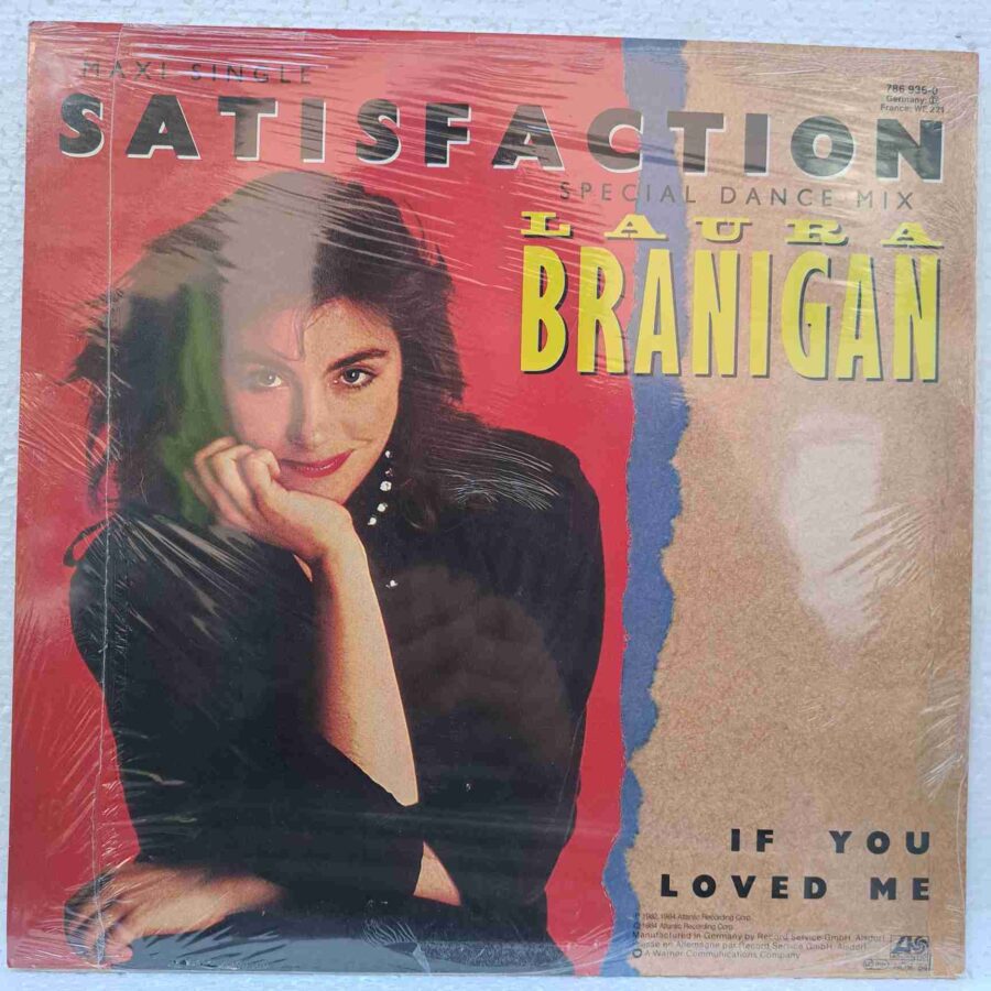 Laura Branigan – Satisfaction (Special Dance Mix) (2) Laura Branigan – Satisfaction (Special Dance Mix) - Disc VINIL MAXI 45 RPM EX