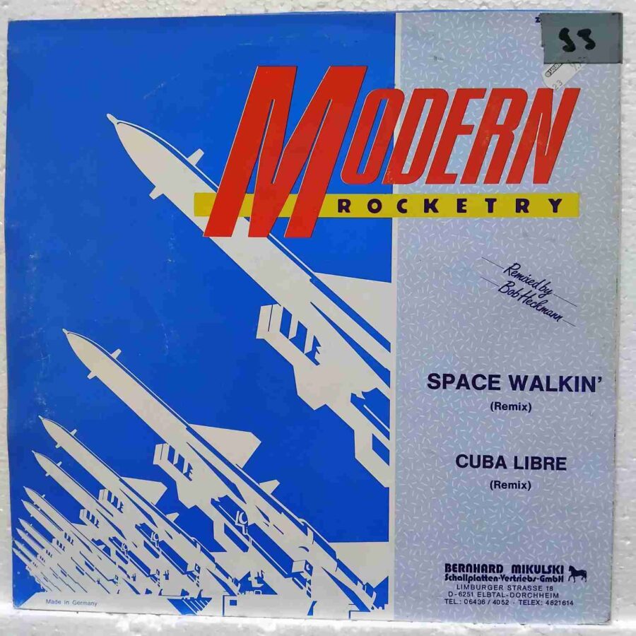 Modern Rocketry – Space Walkin' (Remix) Cuba Libre (Remix) (3) Modern Rocketry – Space Walkin' (Remix) / Cuba Libre (Remix) - Disc Vinil MAXI 45 RPM VG+