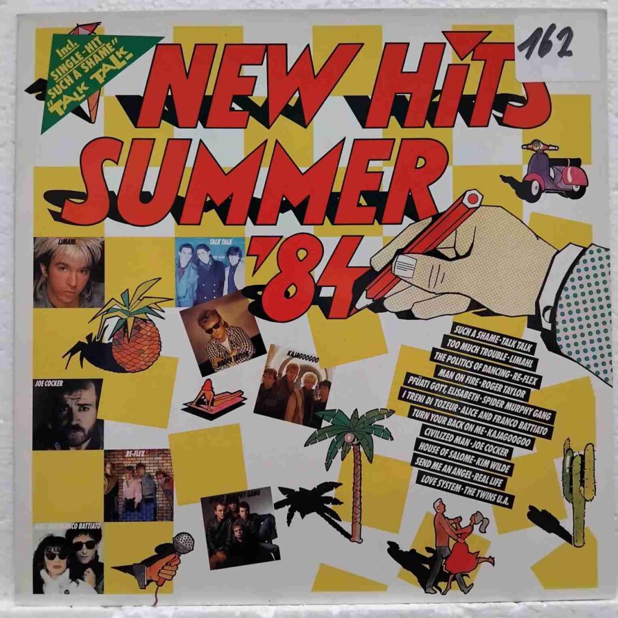New Hits Summer '84 SKU9 (2) New Hits Summer '84 - Talk Talk, Kim Wilde, Kajagoogoo, Joe Cocker - Disc Vinil LP VG+