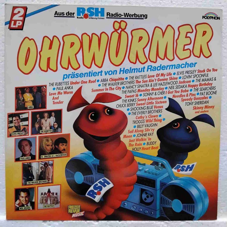 Ohrwürmer SKU9 (2) Ohrwürmer - Elvis, Buddy Holly, ABBA, The Byrds, Otis Redding - Disc Vinil 2LP VG+