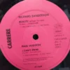 Richard Sanderson – Reality - Disc VINIL MAXI 45 RPM VG VG+