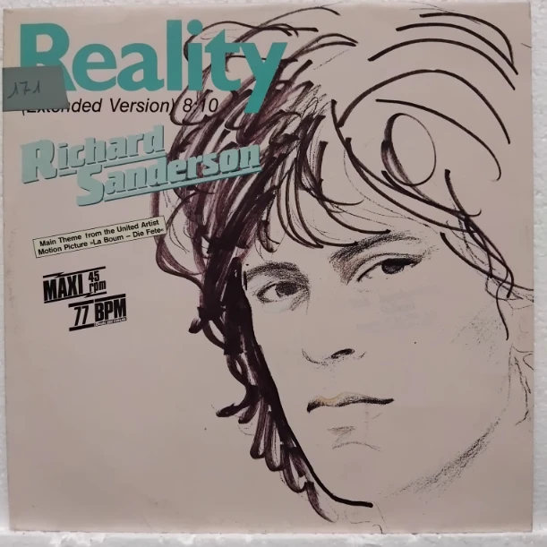Richard Sanderson – Reality - Disc VINIL MAXI 45 RPM VG VG+