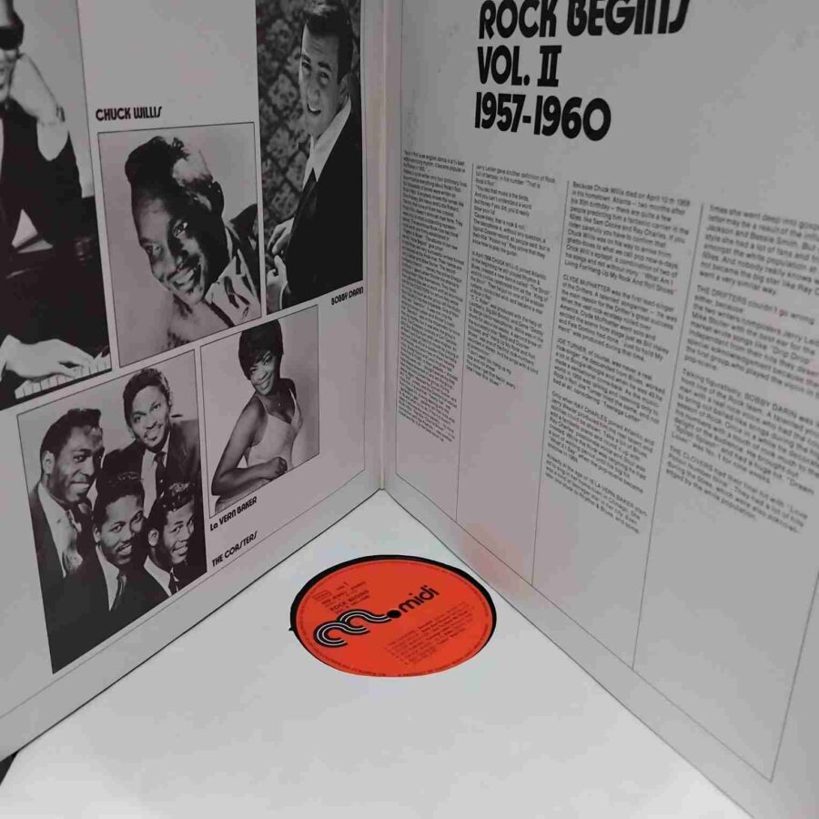 Rock Begins Vol.Il 1957-1960 SKUX (1) Rock Begins Vol.Il 1957-1960 - The Coasters, Chuck Willis, Ray Charles, Bobby Darin - Disc VINIL 2LP VG
