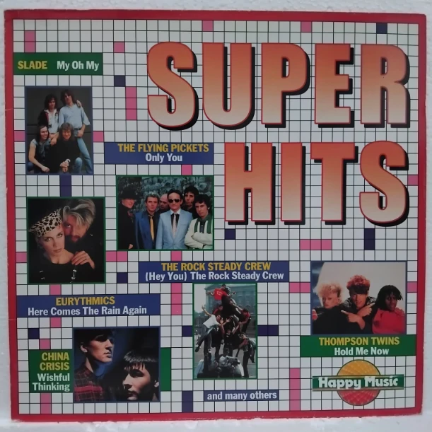 Super Hits SKU7 (2) Super Hits - Eurythmics, Pat Benatar, Ultravox, The Alan Parsons Project - Disc VINIL LP VG VG+
