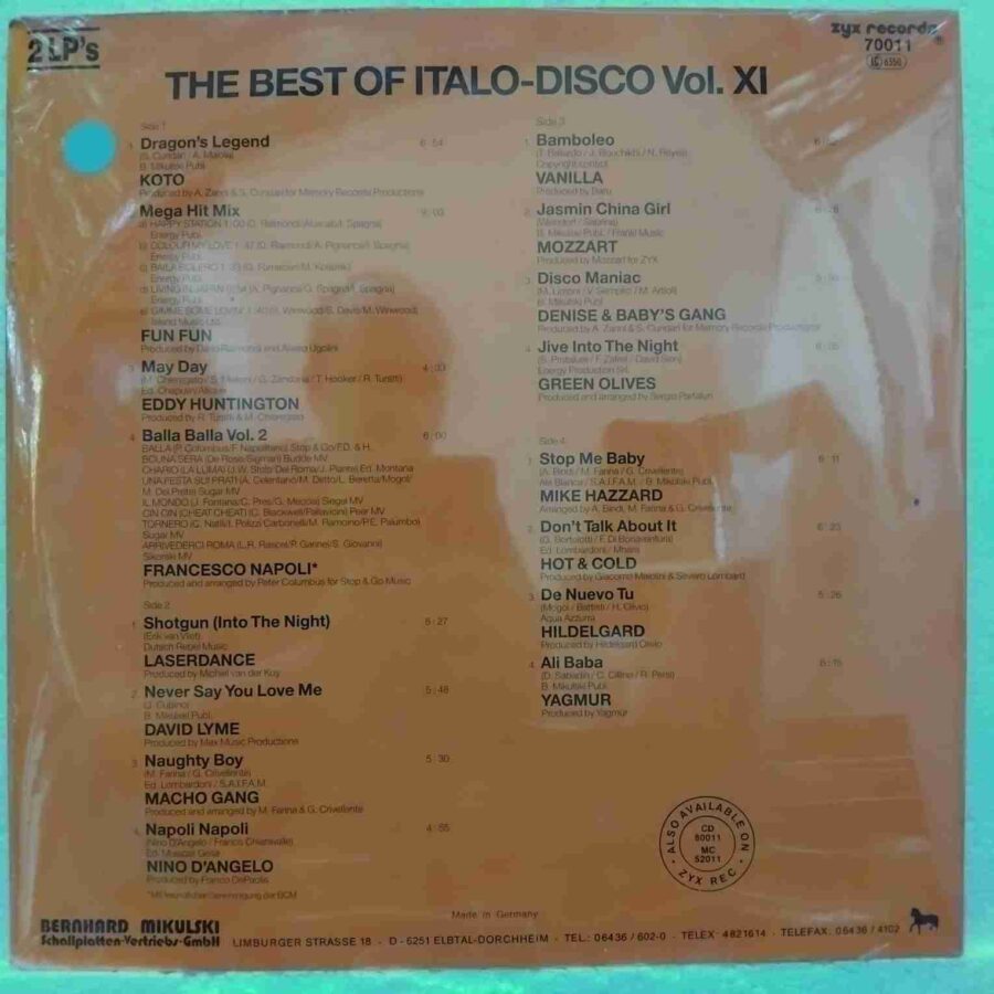 The Best Of Italo-Disco Vol. 11 SKURESIGILAT (3) The Best Of Italo-Disco Vol. 11 - Koto, Fun Fun, Laserdance, Eddy Huntington - Disc VINIL 2LP VG (resigilat)
