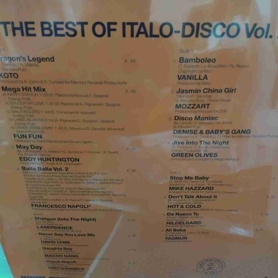 The Best Of Italo-Disco Vol. 11 SKURESIGILAT (4) The Best Of Italo-Disco Vol. 11 - Koto, Fun Fun, Laserdance, Eddy Huntington - Disc VINIL 2LP VG (resigilat)