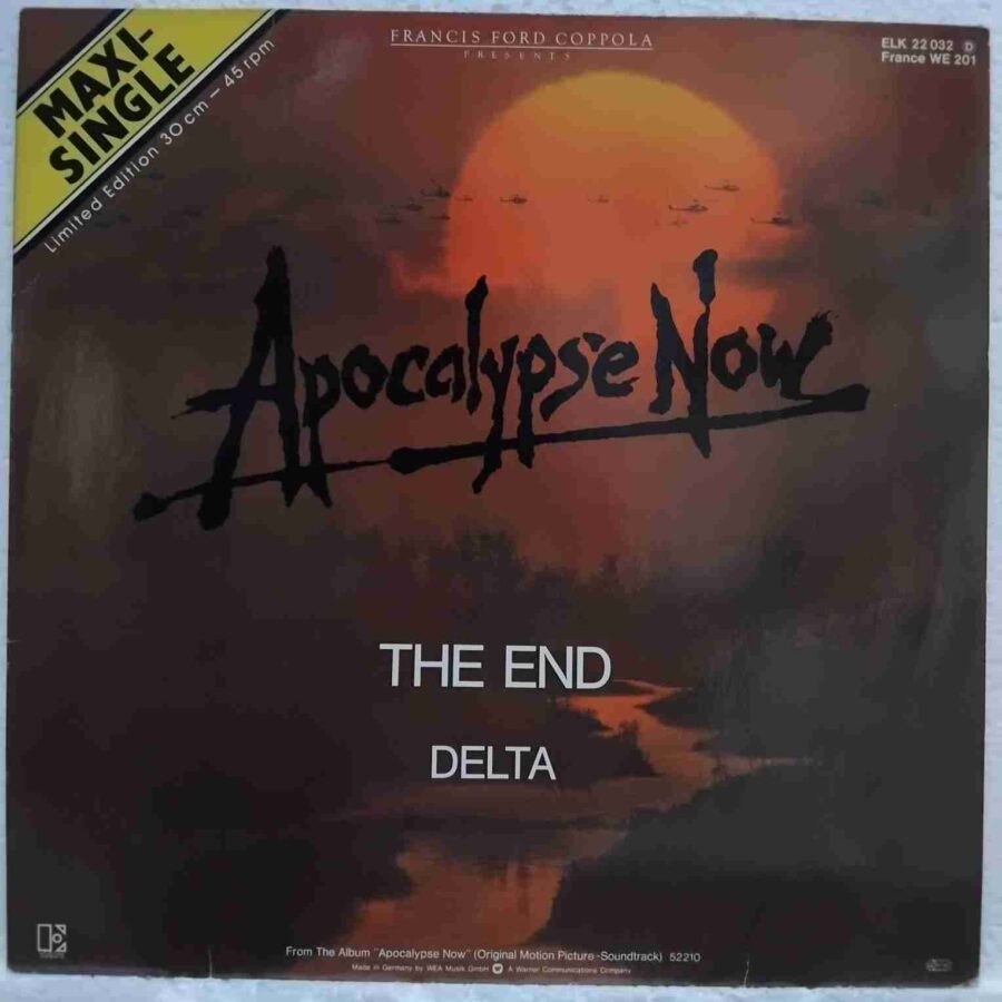 The Doors – The End  Delta - Disc VINIL MAXI 45 RPM VG VG+