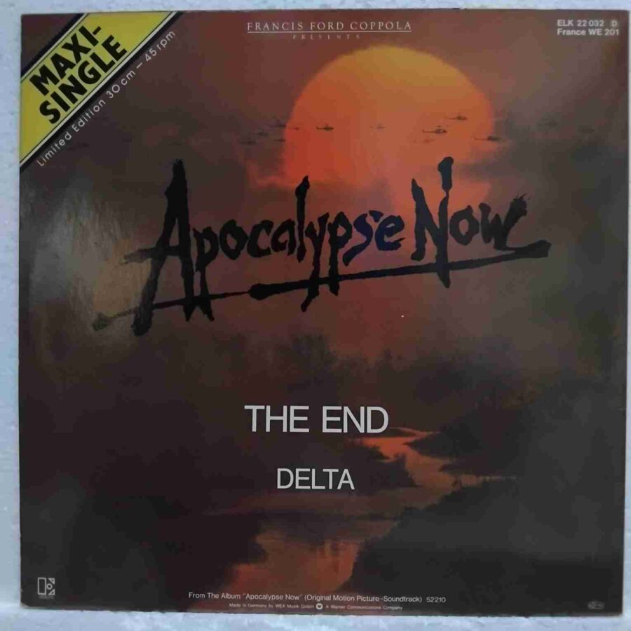 The Doors – The End  Delta - Disc VINIL MAXI 45 RPM VG VG+