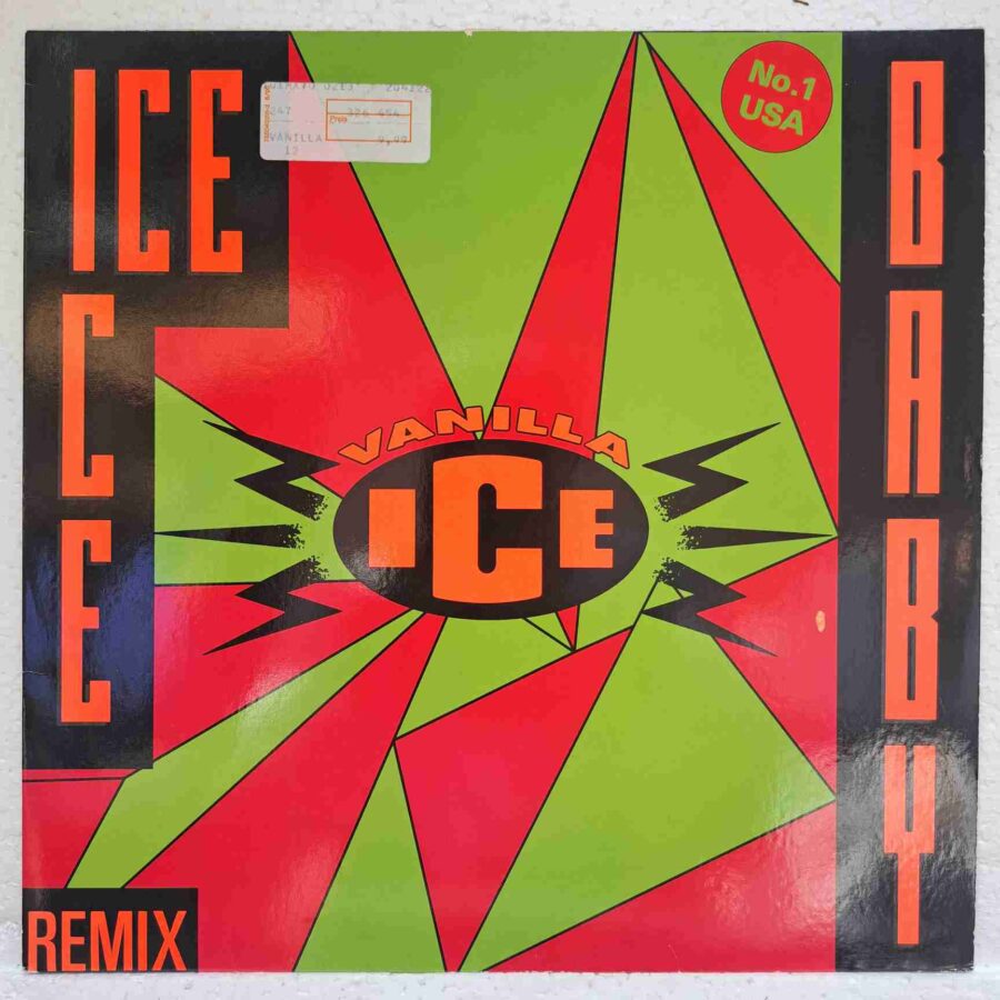 Vanilla Ice – Ice Ice Baby (Remix) - Disc VINIL MAXI 45 RPM VG+