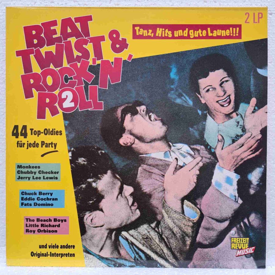 Beat, Twist & Rock'N'Roll Vol. 2 (2) Beat, Twist & Rock'N'Roll Vol. 2 - Eddie Cochran, Chubby Checker, Beach Boys - Disc VINIL 2LP EX