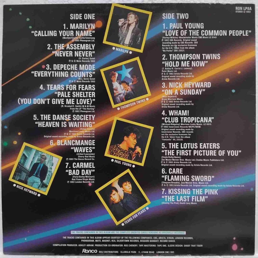 Chart Trek (3) Chart Trek - Depeche Mode, Eurythmics, Tears For Fears, Wham!, Bananrama - Disc VINIL LP EX