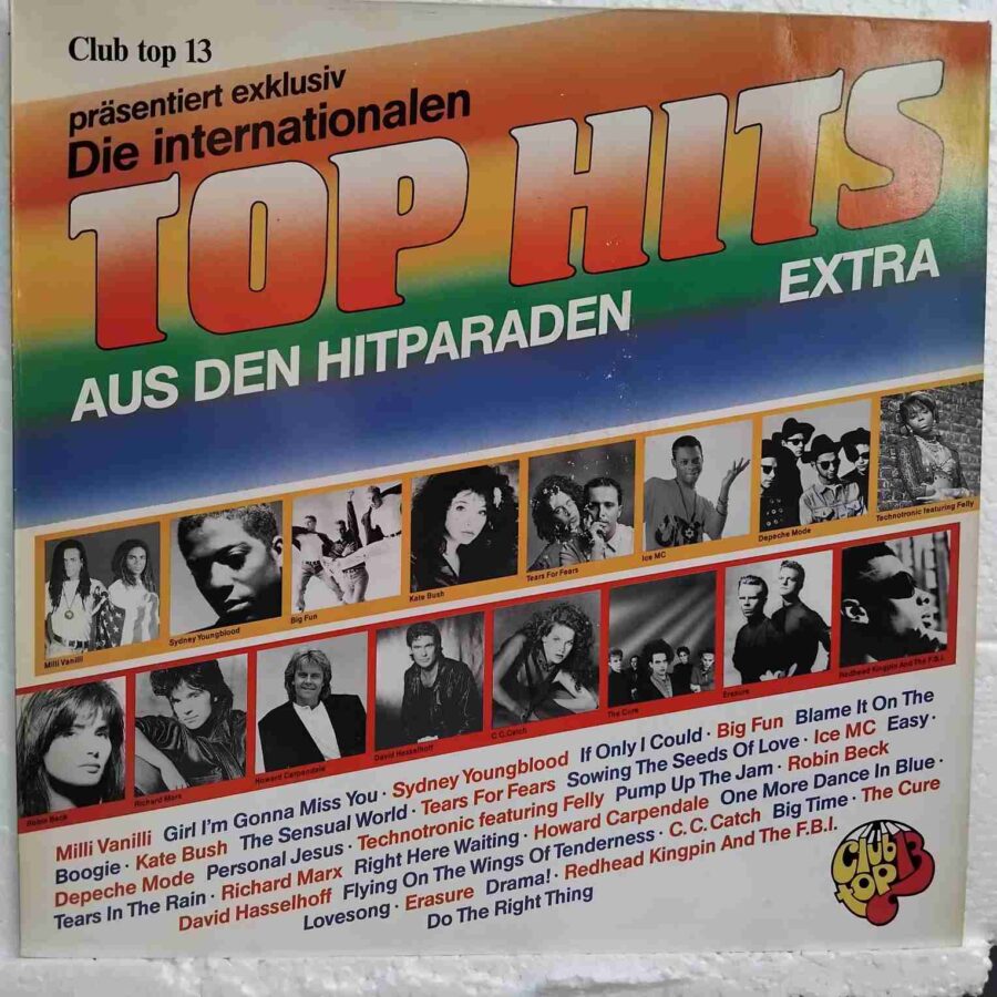 Club Top 13 Top Hits Aus Den Hitparaden SKU5 (2) Club Top 13 Top Hits - Extra - Depeche Mode, Kate Bush, Milli Vanilli, Technotronic - Disc VINIL LP VG VG+