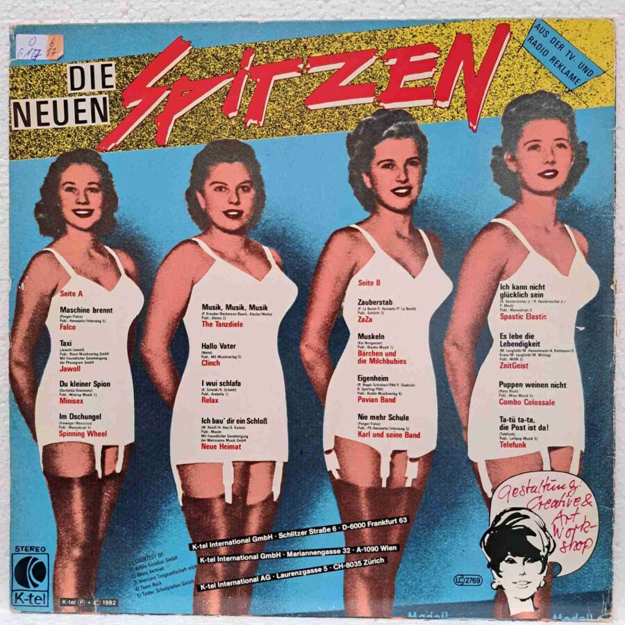 Die Neuen Spitzen SKU4 (3) Die Neuen Spitzen – Falco, ZaZa, Pavian Band, Clinch - Disc VINIL LP VG+