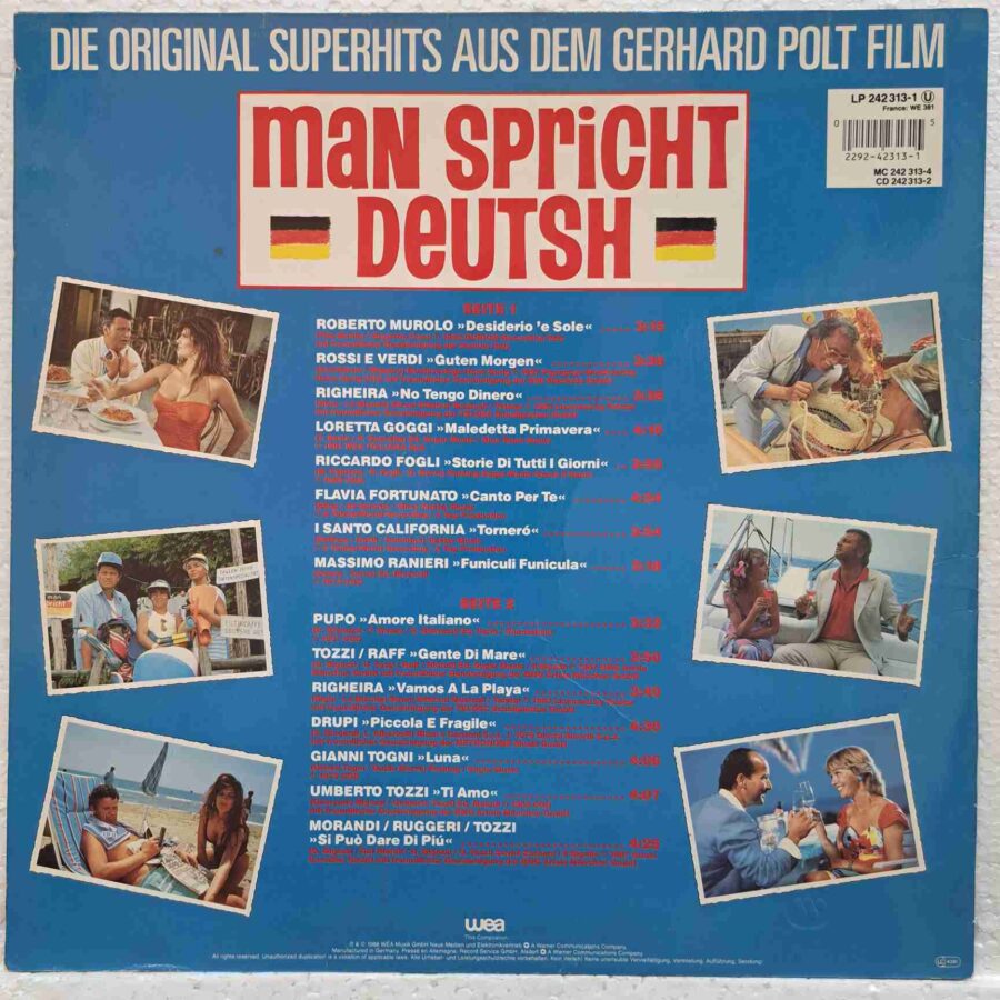 Die Original Superhits Aus Dem Gerhard Polt Film Man Spricht Deutsh SKU3 (2) Die Original Superhits Aus Dem Gerhard Polt Film "Man Spricht Deutsh" – Disc VINIL LP VG
