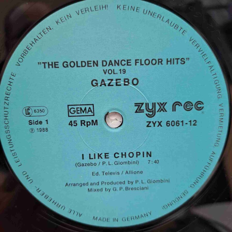 Gazebo Savage – The Golden Dance-Floor Hits Vol. 19 (1) Gazebo Savage – The Golden Dance-Floor Hits Vol. 19 - Disc VINIL MAXI 45 RPM EX