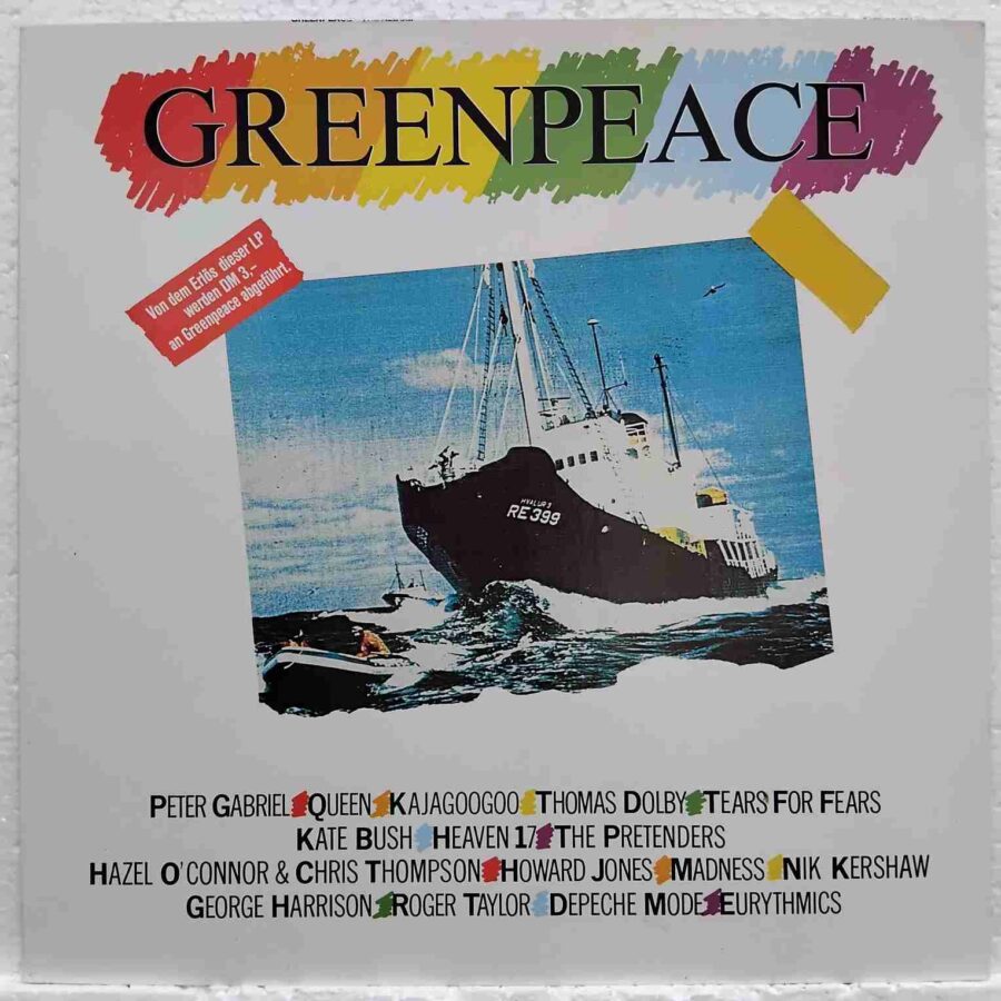 Greenpeace (2) Greenpeace - Peter Gabriel, Queen, Kate Bush, Depeche Mode - Disc VINIL LP EX