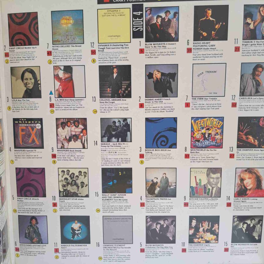 Hit Mix (6) Hit Mix - Whitney Houston, Samantha Fox, Kim Wilde, Chris Rea - Disc VINIL 2LP EX UK