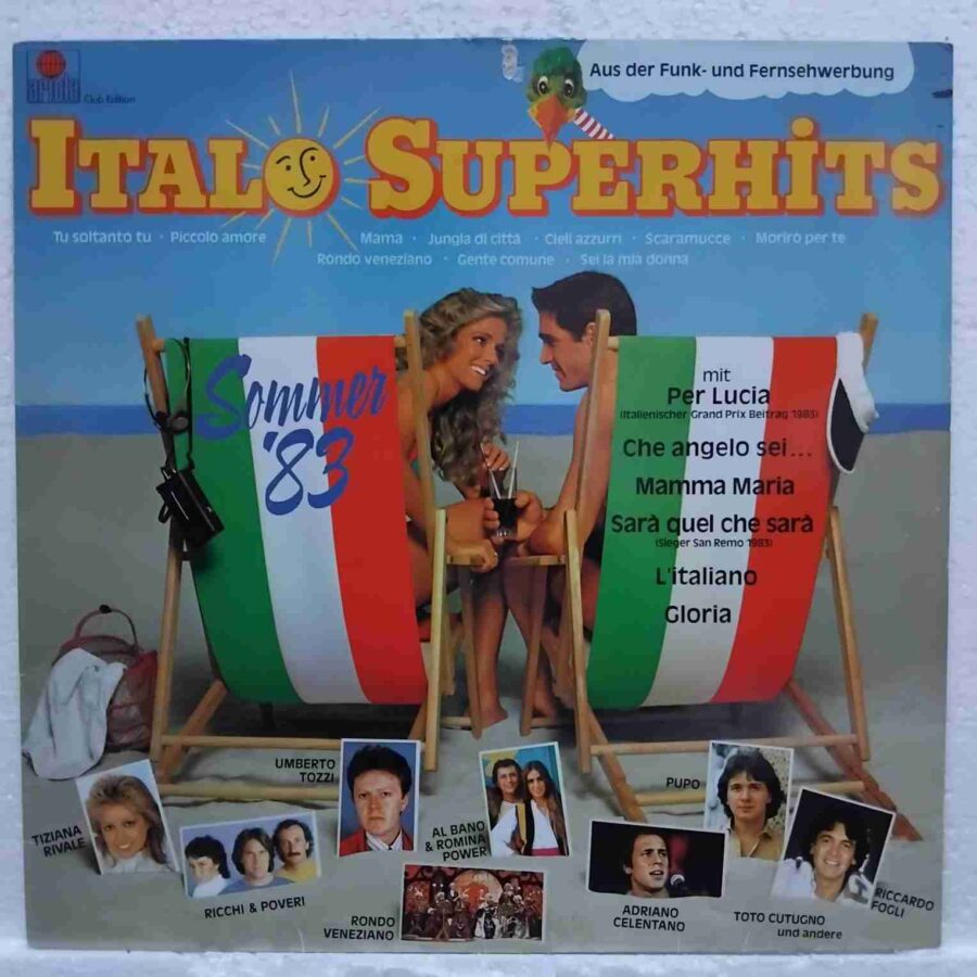 Italo Superhits Sommer '83 - Al Bano & Romina Power, Toto Cutugno, Umberto Tozzi, Ricchi e Poveri - Disc VINIL LP VG VG+