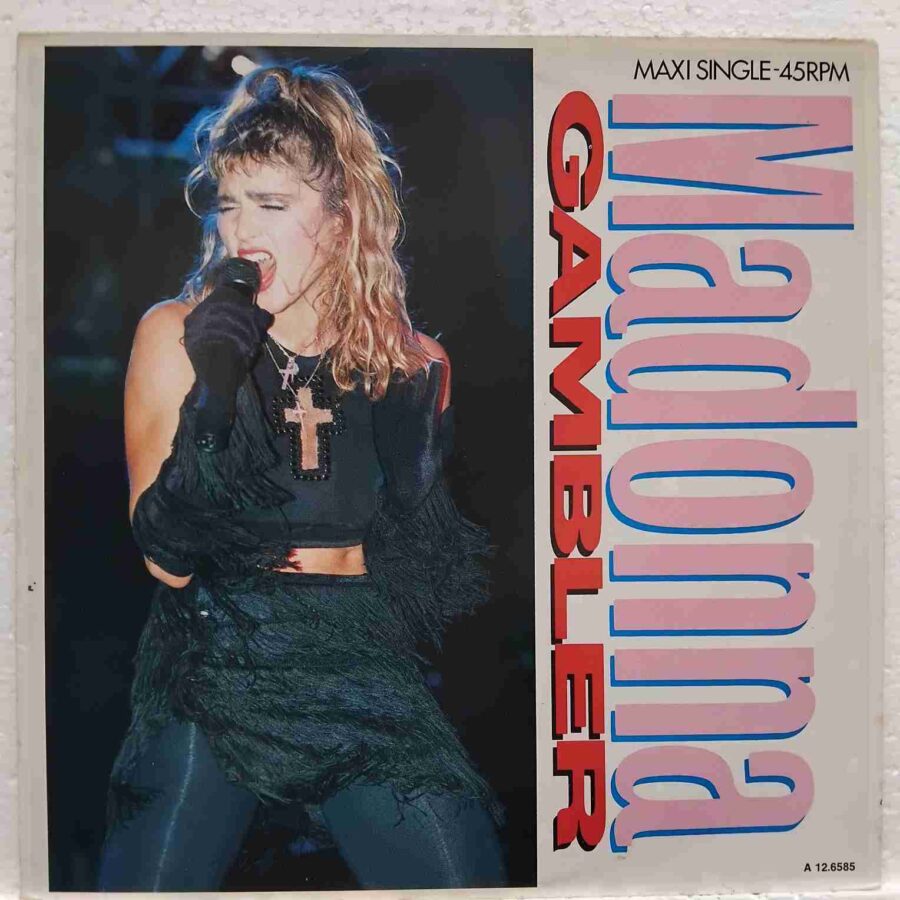 Madonna – Gambler (2) Madonna – Gambler - Disc VINIL MAXI 45 RPM EX