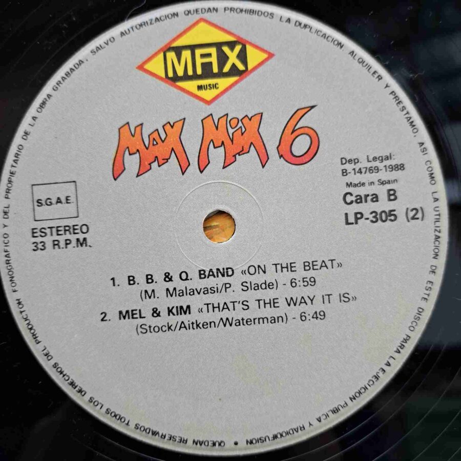 Max Mix 6 – Disc VINIL 2LP VG+
