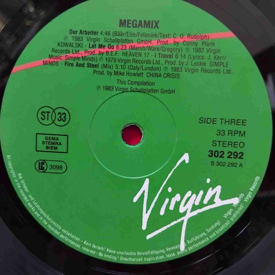 Megamix 1983SKU5 (1) Megamix 1983 – (16 Maxi-Singles) Culture Club, Mike Oldfield, UB40, Simple Minds - Disc VINIL 2LP VG VG+