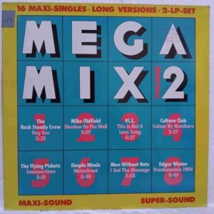 Megamix Volume 2 (16 Maxi-Singles) SKU5 (2) Megamix Volume 2 (16 Maxi-Singles) - Culture Club, Simple Minds, UB40 și Mike Oldfield - Disc VINIL 2LP VG VG+
