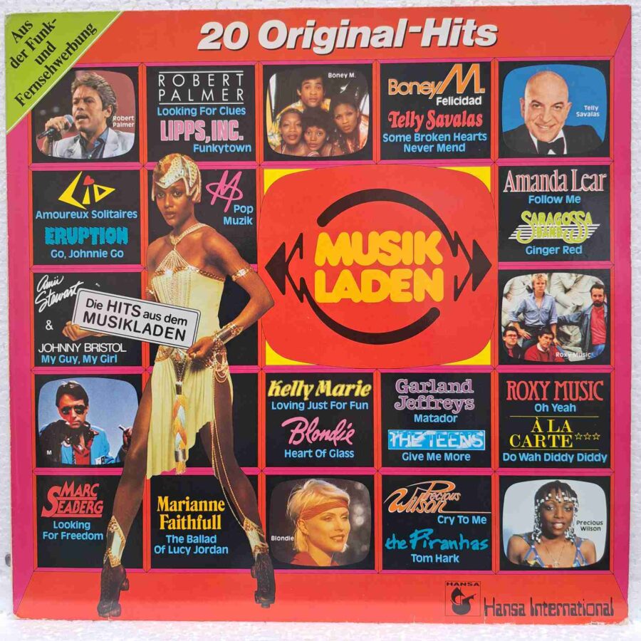 Musikladen (20 Original-Hits) (2) Musikladen (20 Original-Hits) - Boney M., Lipps Inc., Blondie, Roxy Music - Disc VINIL LP EX