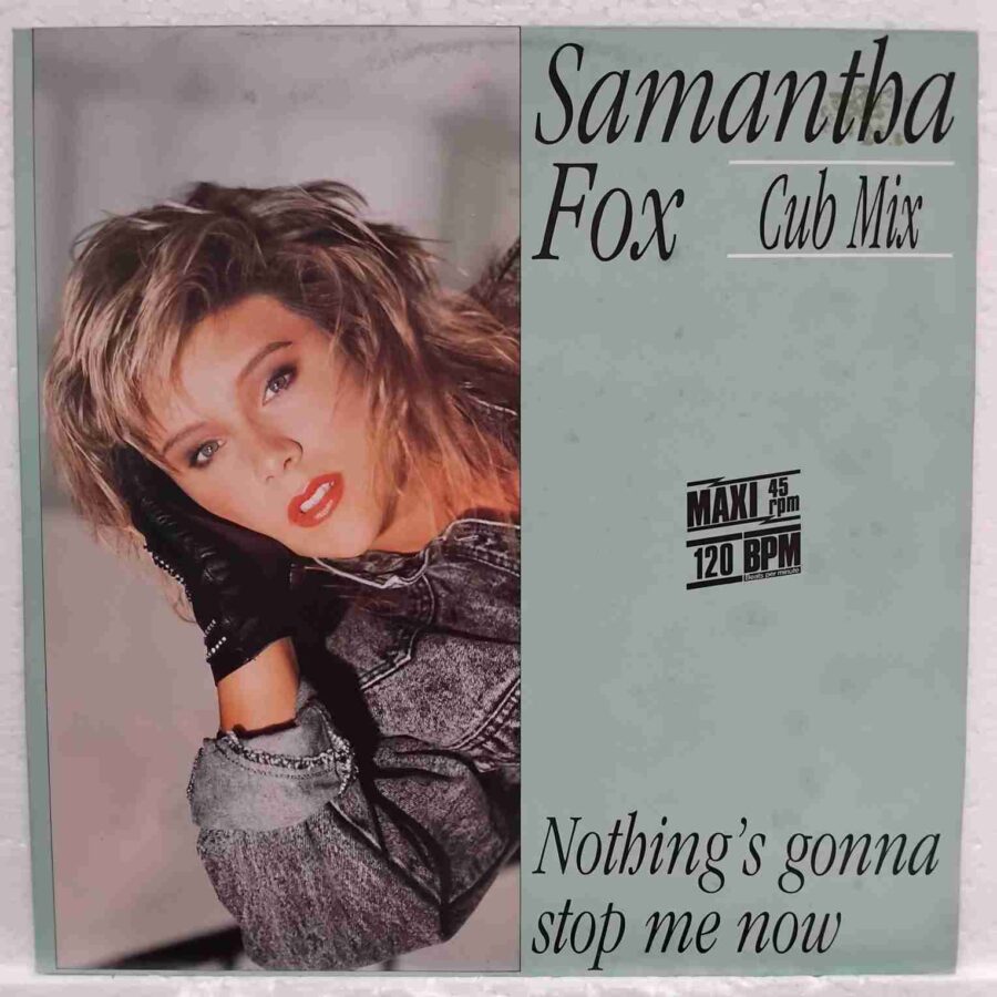 Samantha Fox – Nothing's Gonna Stop Me Now (Cub Mix) (1 Samantha Fox – Nothing's Gonna Stop Me Now (Cub Mix) - Disc VINIL MAXI 45 RPM EX, disc alb