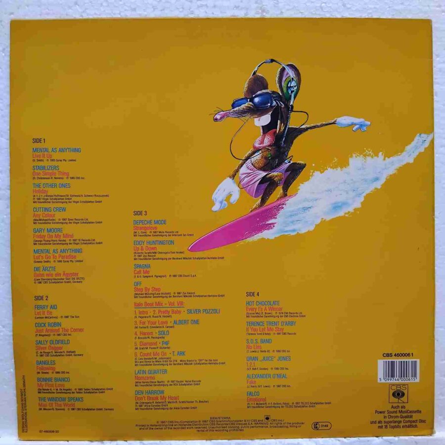 Sommer Smash Hits -  Depeche Mode, Falco, Mental As Anything, Bangles - Disc VINIL 2LP EX