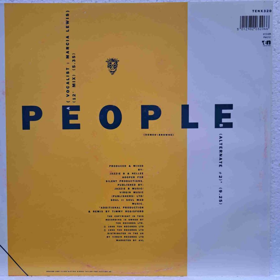 Soul II Soul – People SKU4 (3) Soul II Soul – People – Disc VINIL MAXI 45 RPM VG+