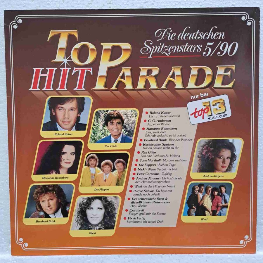 Top Hitparade 590 (2) Top Hitparade 5/90 - Roland Kaiser, G.G. Anderson, Marianne Rosenberg, Die Flippers - Disc VINIL LP VG VG+