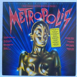 Metropolis (Original Motion Picture Soundtrack) SKUOCT (2) Metropolis (Original Motion Picture Soundtrack) – Freddie Mercury, Pat Benatar, Giorgio Moroder -Disc VINIL LP VG+