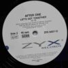 After One – Real Sadness II SKU12 (1) After One – Real Sadness II - Disc VINIL MAXI 45 RPM VG VG+