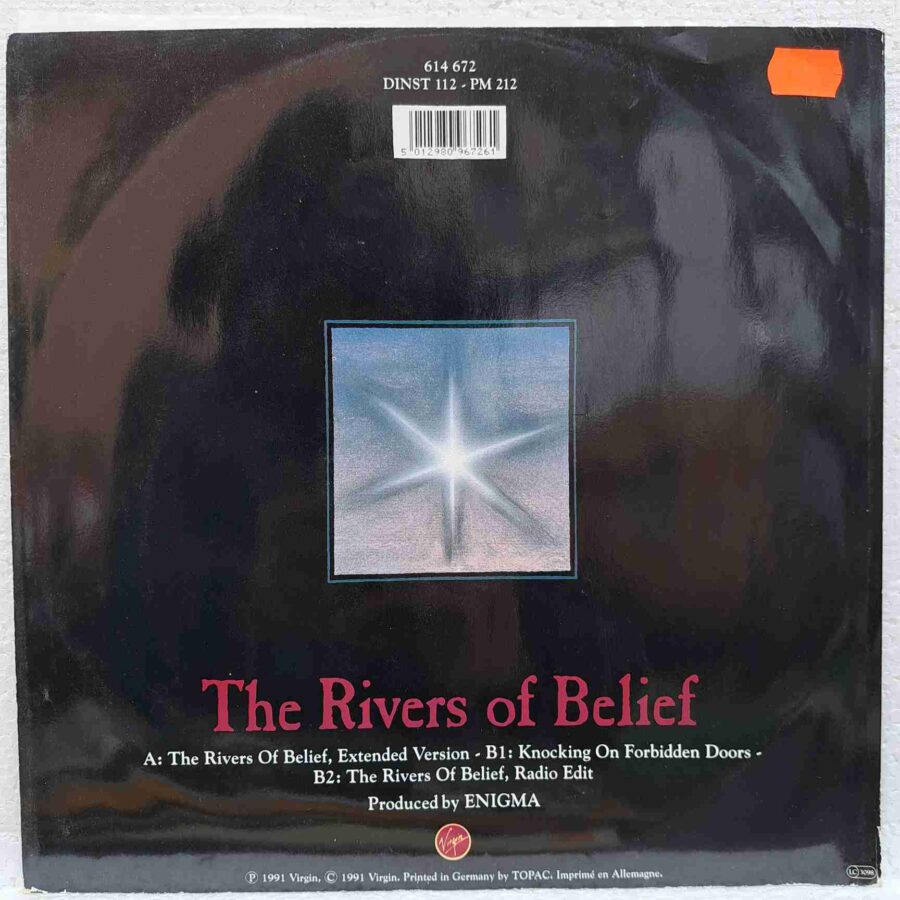 Enigma – The Rivers Of Belief - Disc VINIL MAXI 45 RPM (def. o față)