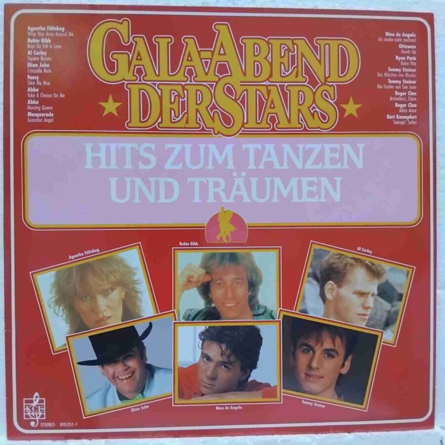 Gala-Abend Der Stars (Hits Zum Tanzen Und Träumen) SKU6 (2) Gala-Abend Der Stars - ABBA, Nino De Angelo, Fancy, Elton John - Disc VINIL LP VG+