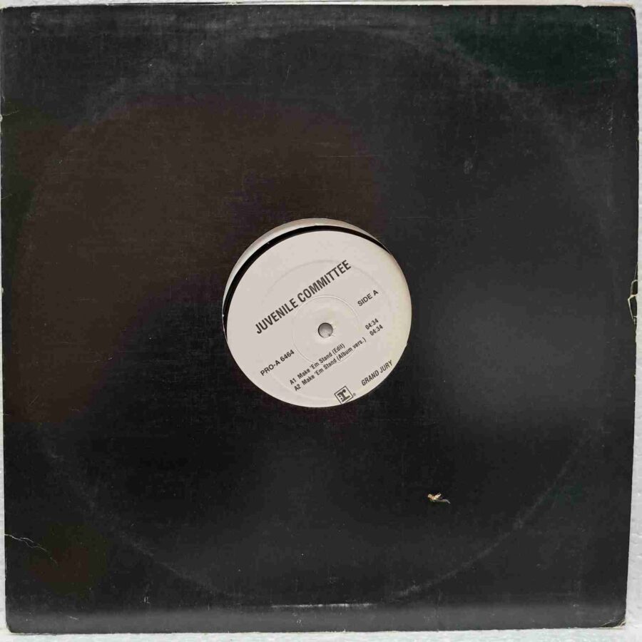 Juvenile Committee – Make 'Em Stand Juvenile Hall SKU9 (2) Juvenile Committee – Make 'Em Stand / Juvenile Hall - Disc VINIL MAXI VG+ US
